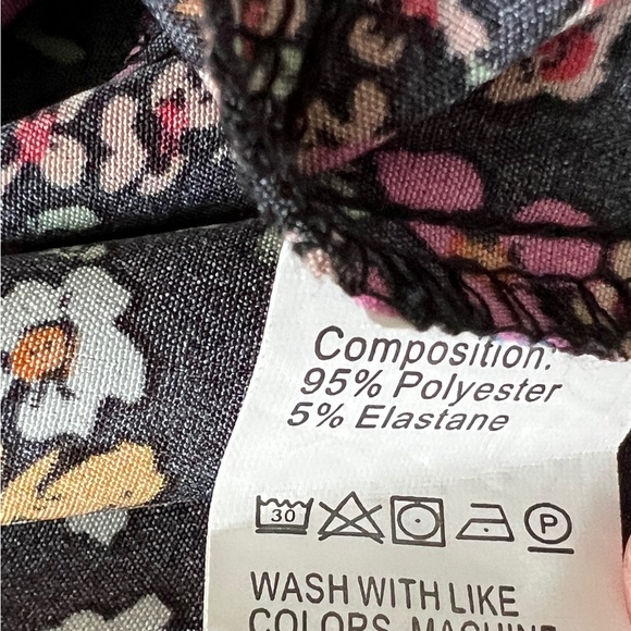 SHEIN Curve Clasi Plus Multicolor Floral Ruffle Sleeves Mini Dress in 1XL/14 USW - Picture 7 of 15